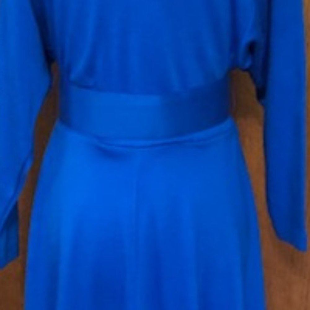 Moda International Blue Knit Dress - Picture 7 of 10